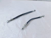 Pair Suzuki RF600 & RF900 Black Engine Motor Cylinder Block Oil Hose Line Pipes - C3 Cycle