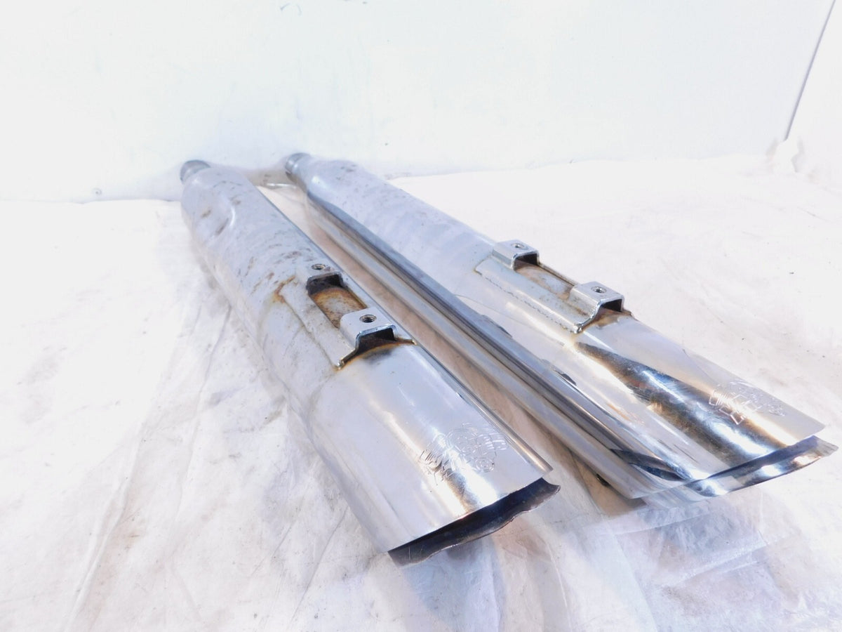 Harley Davidson Road King & Electra Glide Vance &Hines Slip On Exhaust Mufflers - C3 Cycle