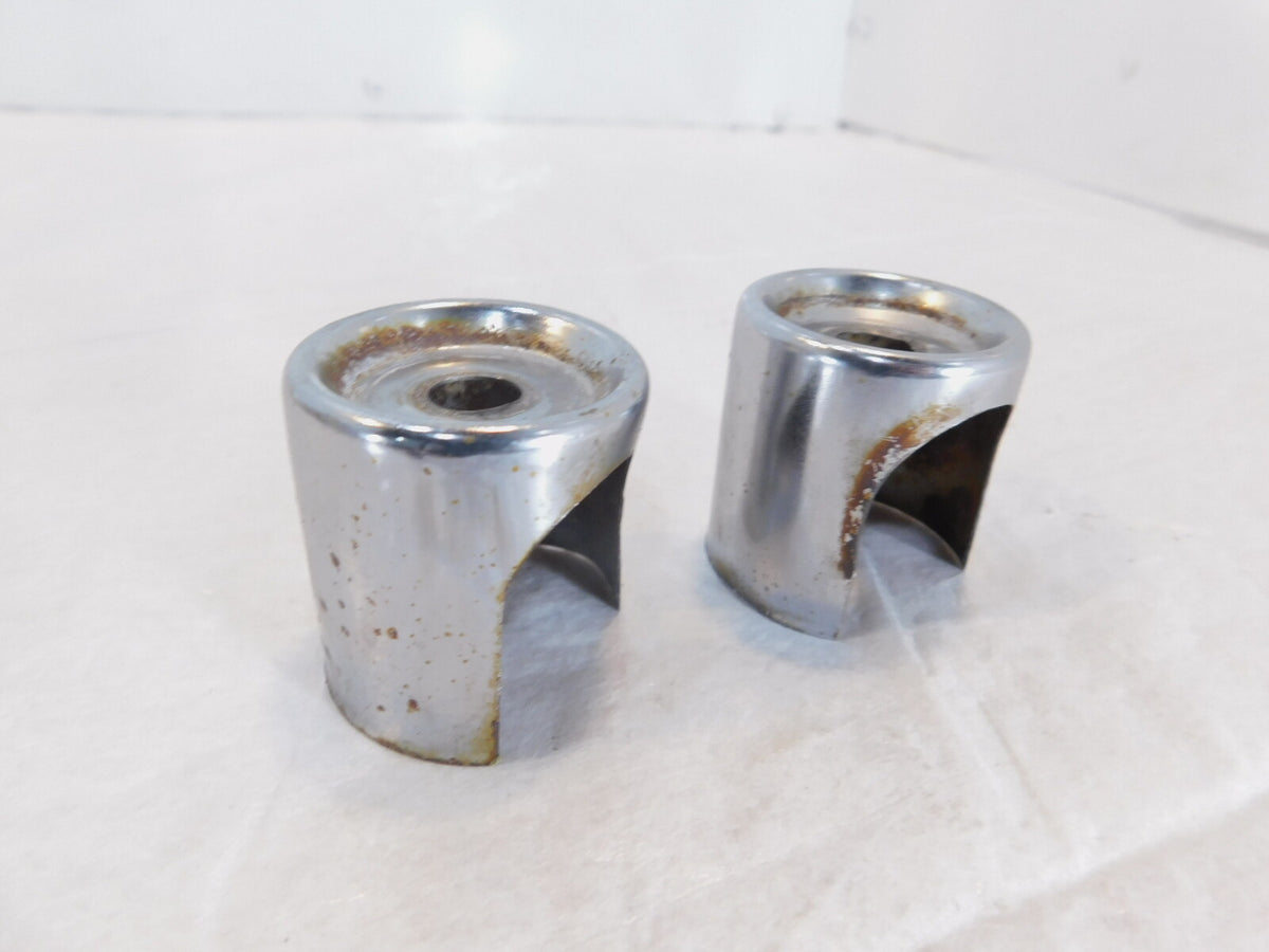 Pair Harley Davidson Sportster 883 1200 Shock Absorber Mount Bolt Covers - C3 Cycle