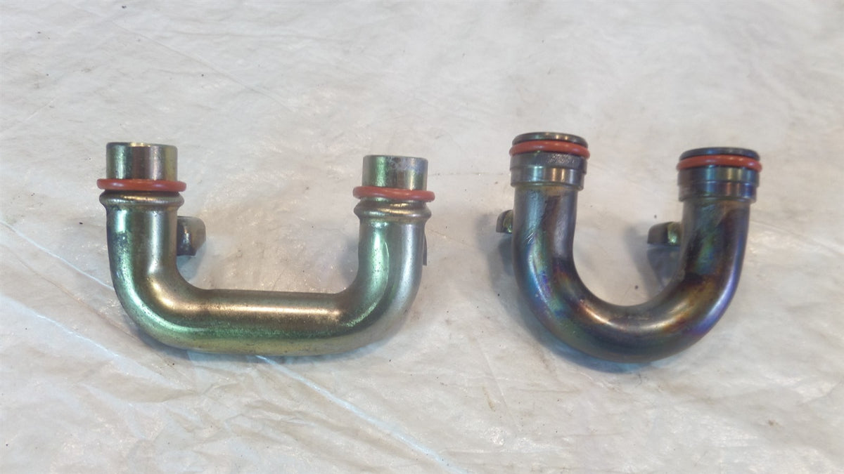 2001 & 2002 Yamaha YZFR6 R6 Engine Motor Crankcase & Oil Pump Hose Line Pipes - C3 Cycle
