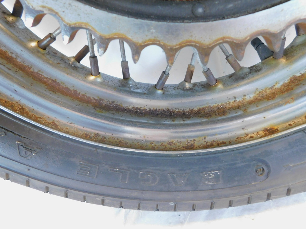 1970-1977 Harley Davidson Sportster 900 1000 16" Rear Wheel Rim Hub & Sprocket - C3 Cycle