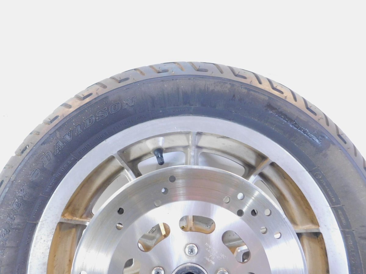 98 Harley Davidson 95th Anniversary Electra Glide Classic Front Wheel Rim & Tire - C3 Cycle