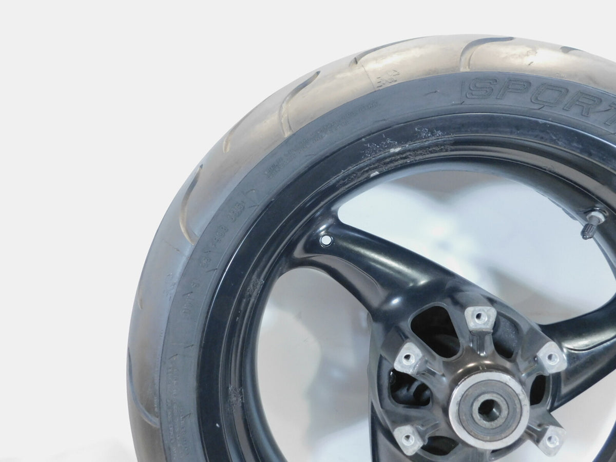 Ducati Monster 400 750 SuperSport 620 OEM Black Rear Wheel Rim & Tire - Straight - C3 Cycle