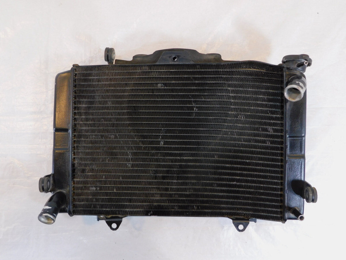 91-95 Yamaha FZR1000 Front Engine Motor Coolant Cooling Radiator - Slightly Bent - C3 Cycle