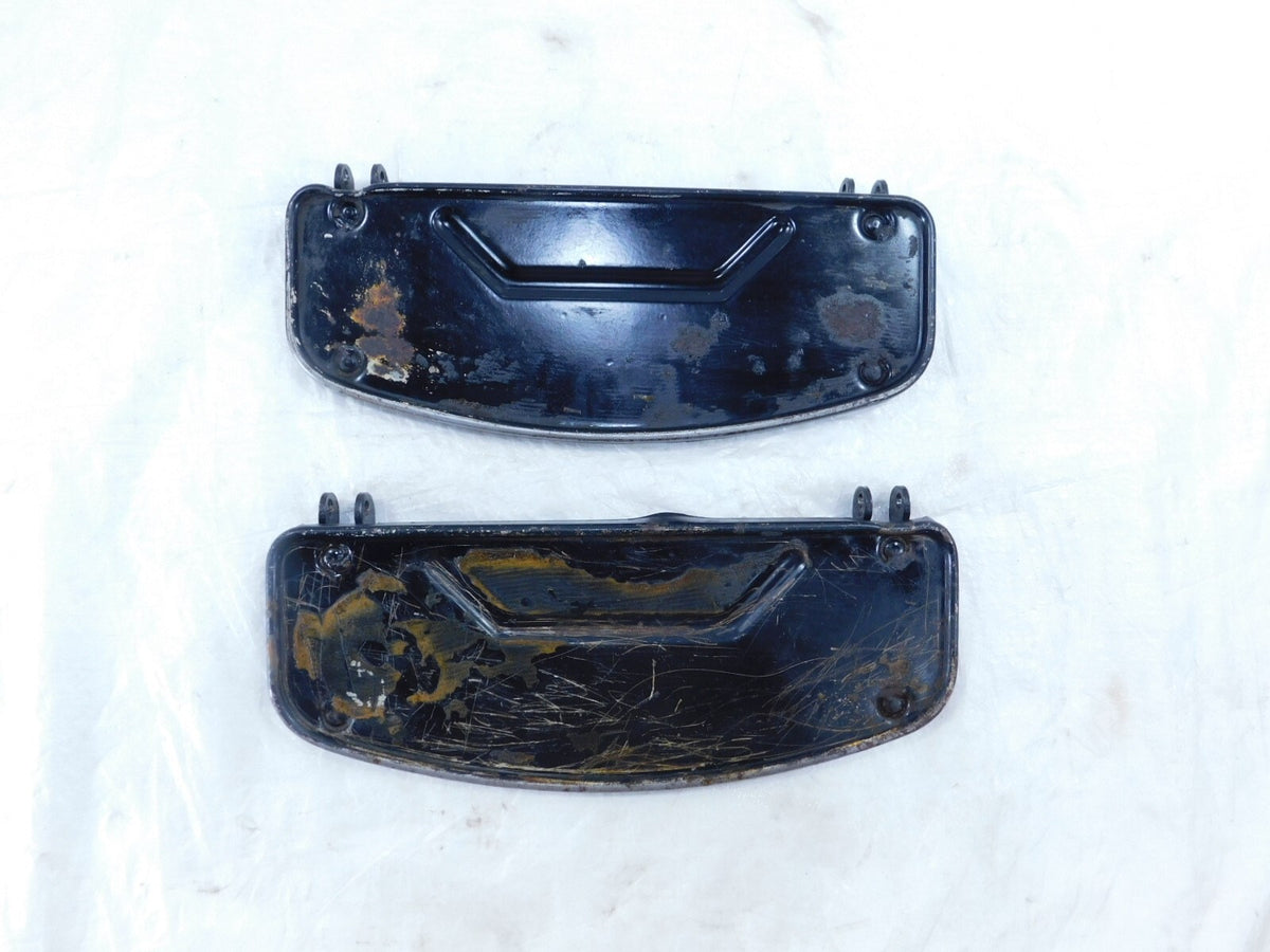 1976 76 Moto Guzzi Convert V1000 Left/Right Front Footrest Footboard Foot Rests - C3 Cycle