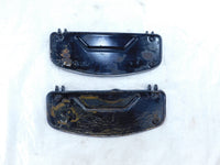 1976 76 Moto Guzzi Convert V1000 Left/Right Front Footrest Footboard Foot Rests - C3 Cycle
