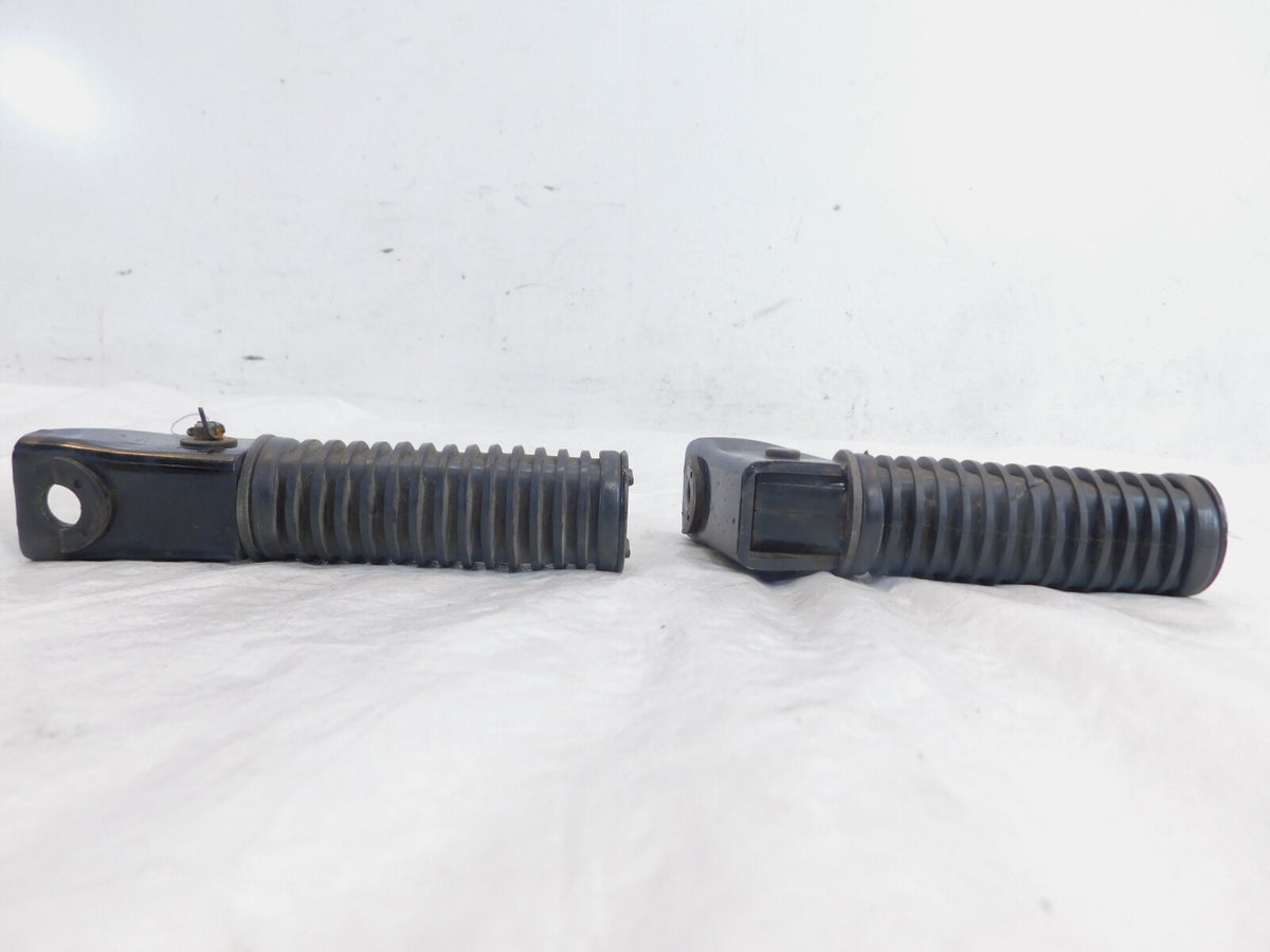 1979-1982 Honda CB650 CB650C Custom Black Rear Left/Right Foot Pegs Footrests - C3 Cycle