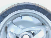 2001-2005 BMW Scarver F650 CS F650CS Silver Rear Wheel Rim & Tire - 36317681009 - C3 Cycle