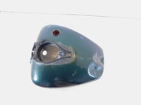 Yamaha V-Star 650 XVS650 Classic Green Gas Petrol Fuel Tank Reservoir - Dented - C3 Cycle