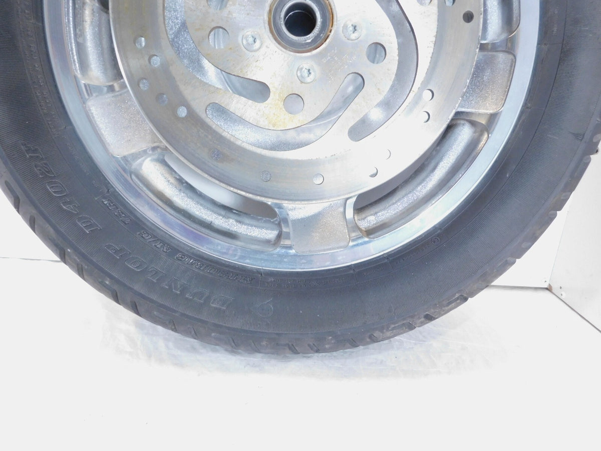 Harley Davidson Road King Electra Glide Chrome Mag Front Wheel Rim Tire & Rotors - C3 Cycle