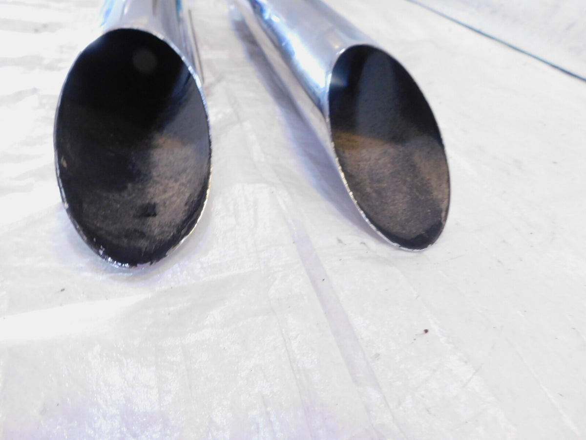 1991-1994 Harley Davidson Dyna Low Rider & Wide Glide Slash Cut Pipe Mufflers - C3 Cycle