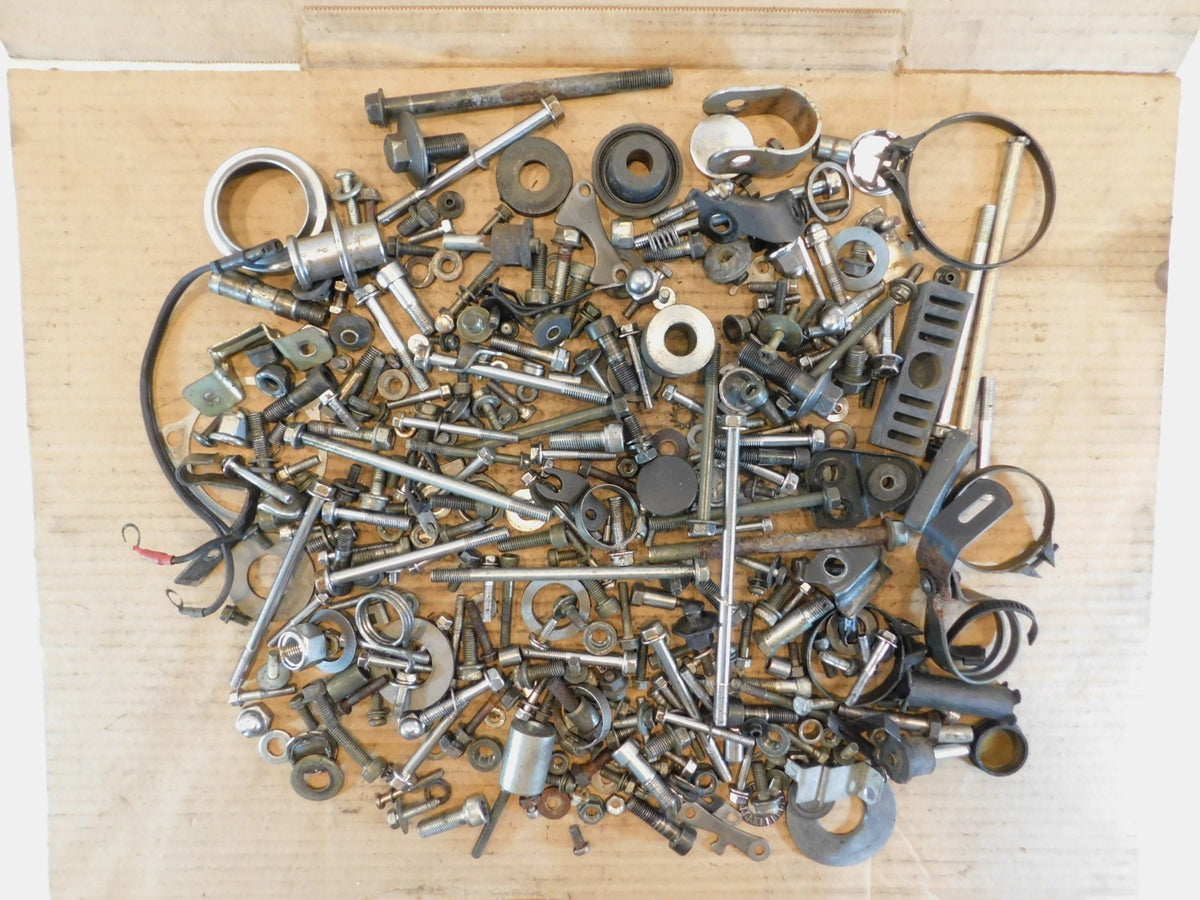 2000 00 Suzuki Intruder 800 VS800 Misc Nuts Bolts Bracket Hardware Parts Box Lot - C3 Cycle