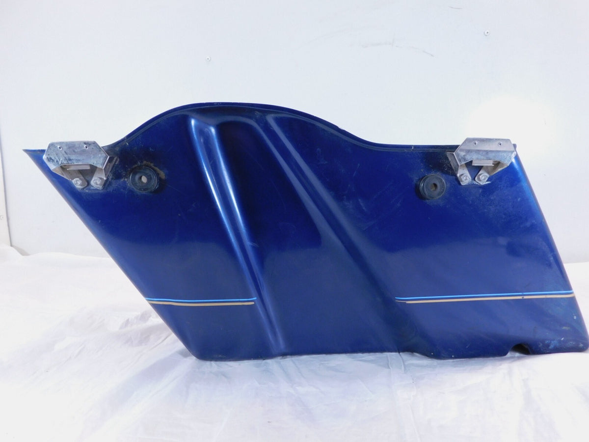 Harley  Road King Street & Electra Glide Sinister Blue Right Saddlebag Bottom - C3 Cycle