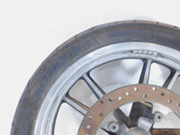2008-2012 Harley Davidson Dyna Low Rider FXDL Silver Cast Front Rim Wheel - BENT - C3 Cycle