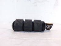 One Harley Touring FXR Dyna Sportster & Softail Black Skull Footpeg Footrest - C3 Cycle