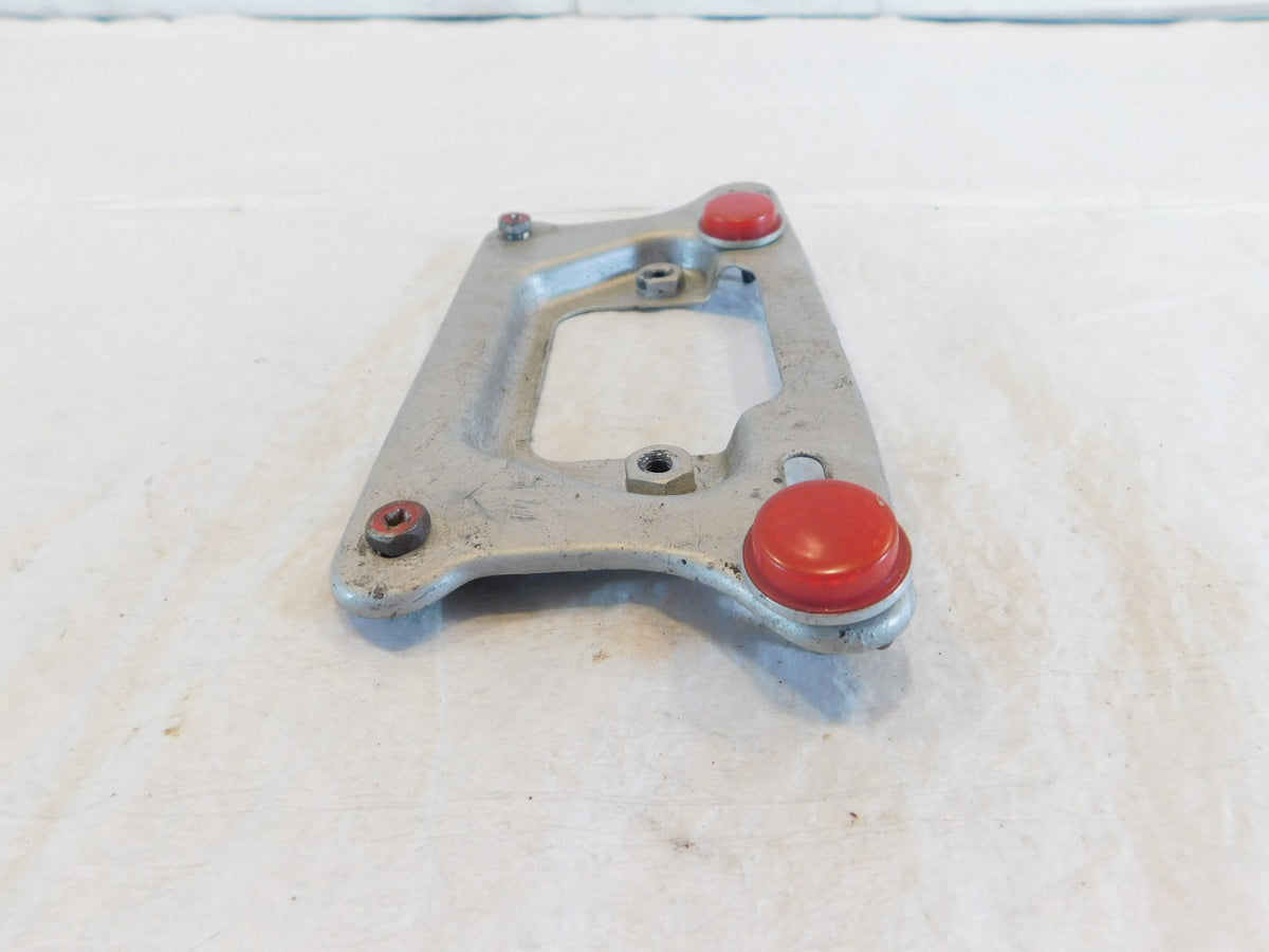 1982 Honda CM450C 450 Custom Silver Rear License Number Plate Tag Mount Bracket - C3 Cycle
