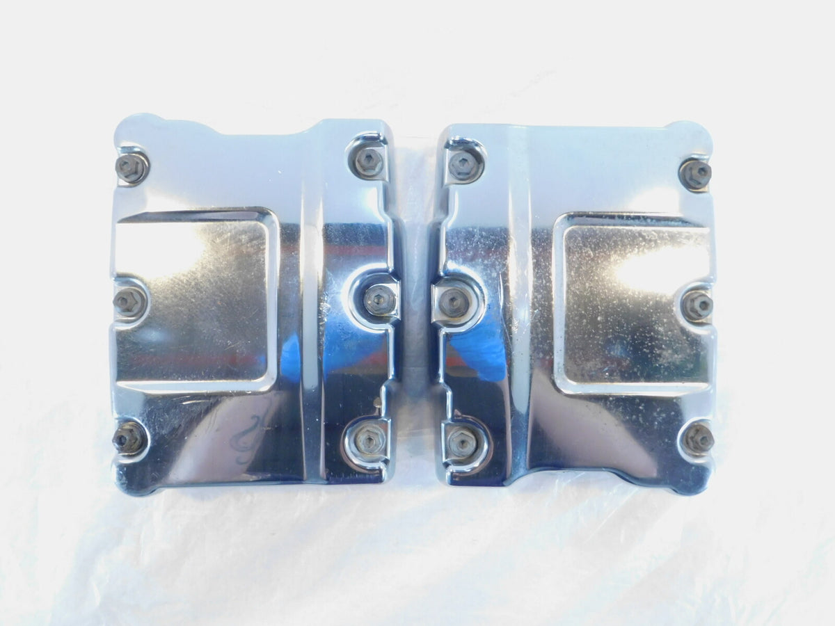 Harley Davidson Touring Dyna & Softail Chrome Cylinder Head Rocker Boxes - C3 Cycle