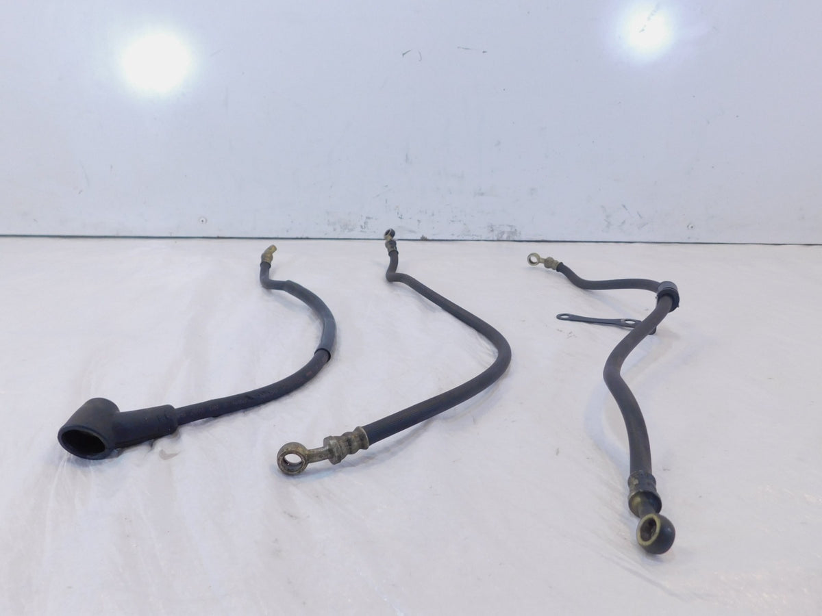 1983 83 Yamaha XJ750 Maxim 750 Front Brake Master Cylinder Brake Hose Pipe Lines - C3 Cycle
