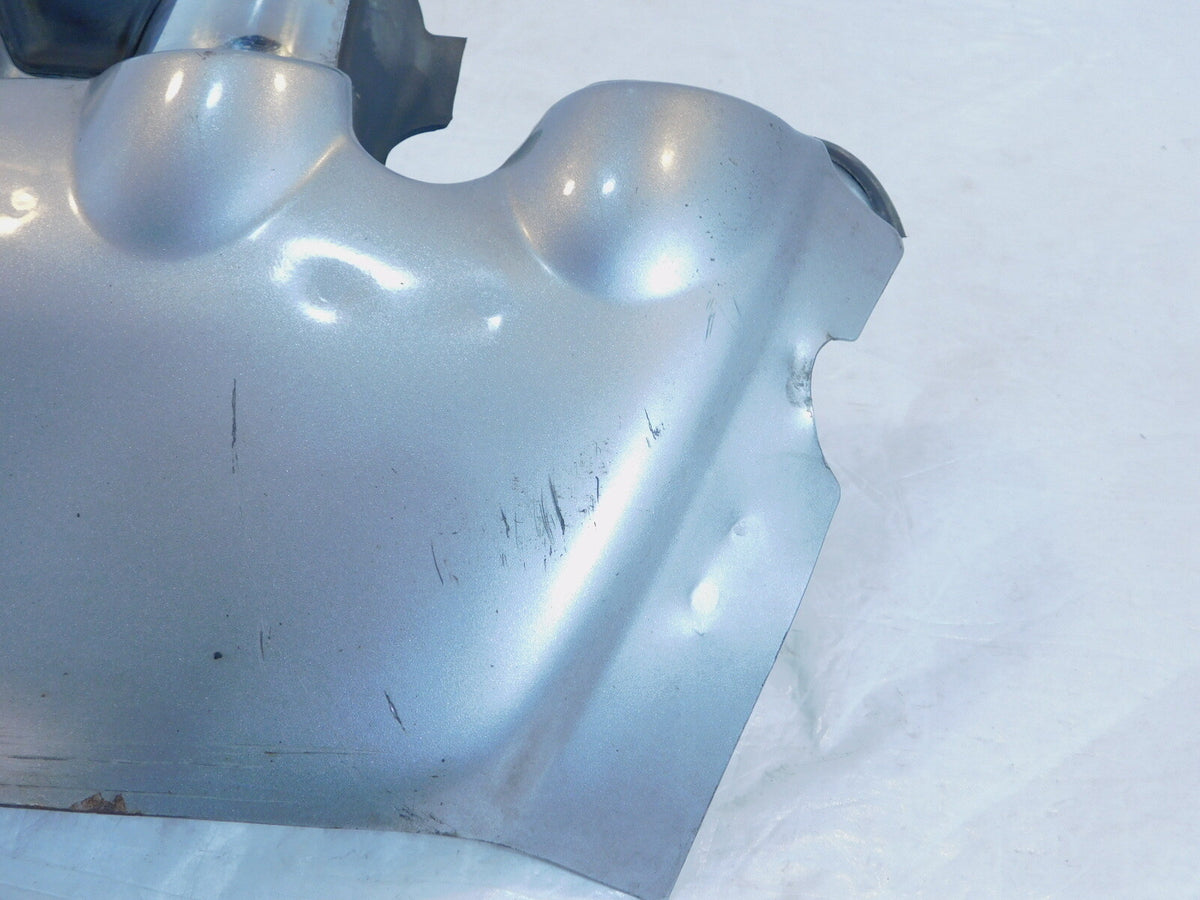 Honda GL1800 Goldwing 1800 Silver Right Exhaust Header Pipe Muffler Shield Cover - C3 Cycle