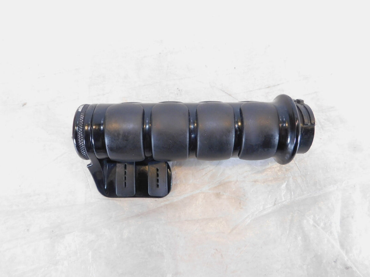 Harley Davidson Dyna Softail Sportster Rubber & Metal Handlebar Right Hand Grip