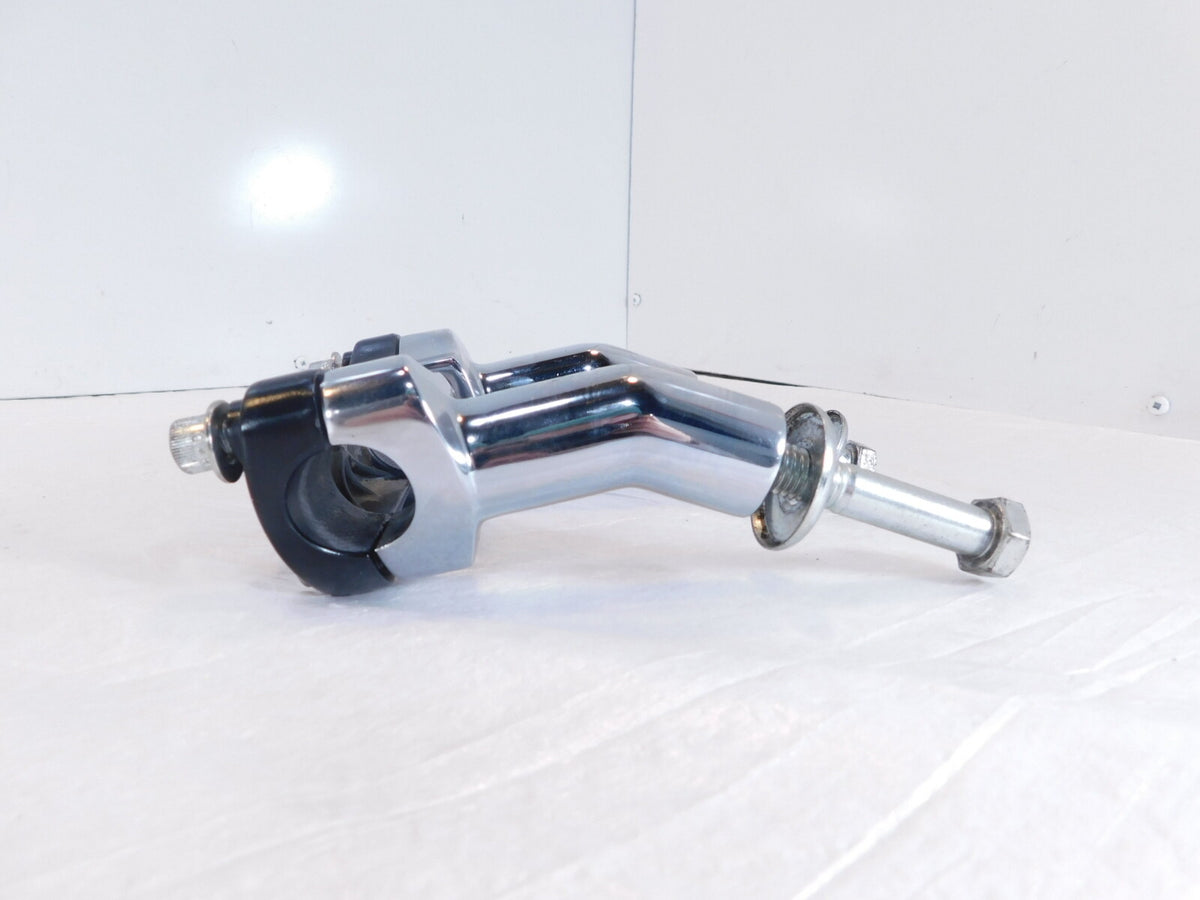 Harley Davidson Sportster 883 & 1200 Black Handlebar Riser Mount Bracket Clamps - C3 Cycle