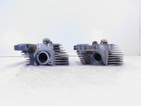 2005 05 Harley Davidson Softail Silver Motor Engine Cylinder Heads w/ Valves - C3 Cycle