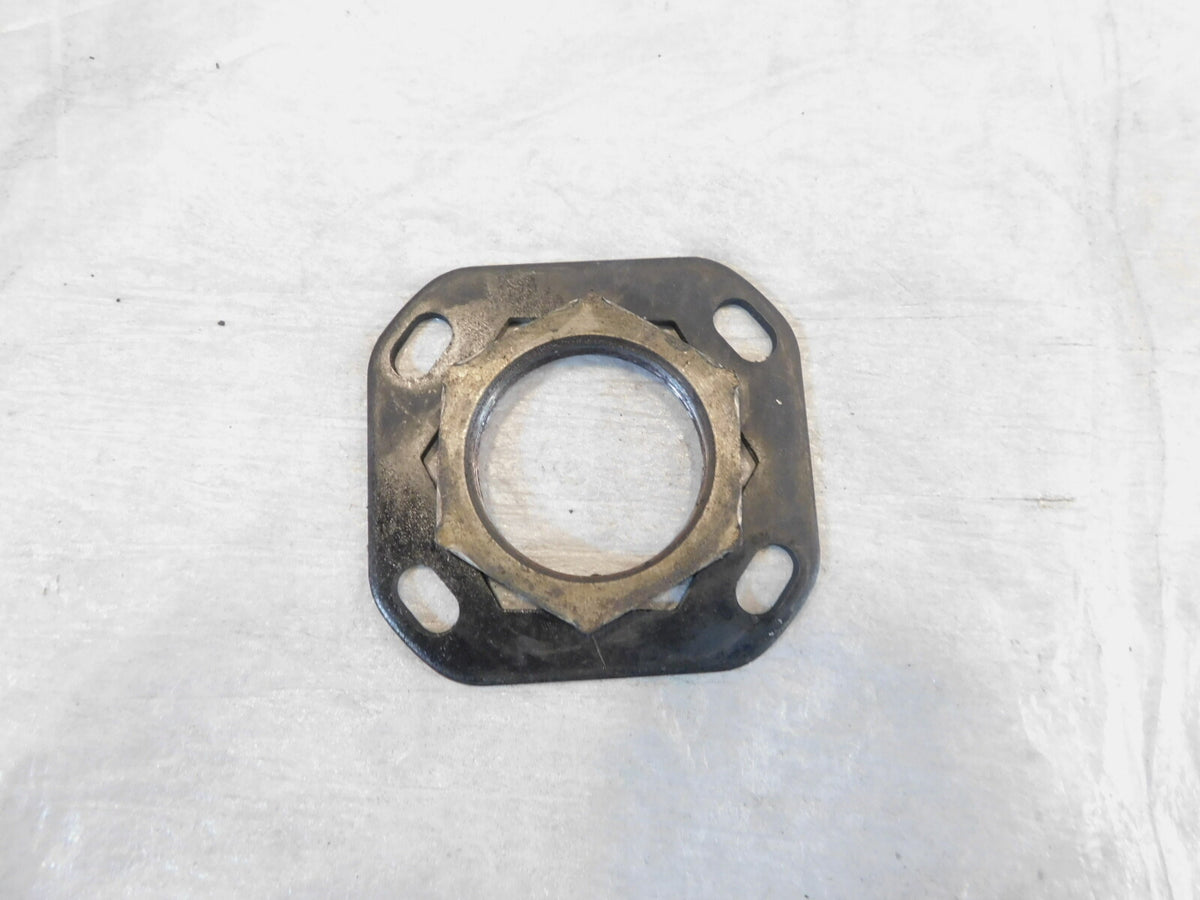 Harley Davidson Touring Dyna & Softail Front Belt Pulley Retainer Nut w/ Plate - C3 Cycle