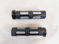 Harley Davidson Dyna Sportster Softail Black Left & Right Handlebar Hand Grips - C3 Cycle