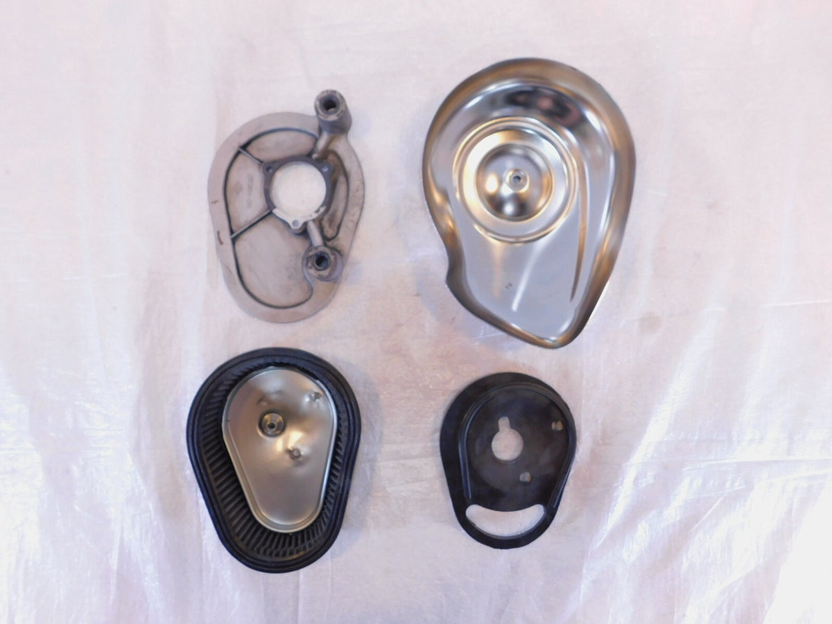 Harley Davidson Dyna Low Rider & Street Bob Chrome Air Intake Cleaner Cover - C3 Cycle