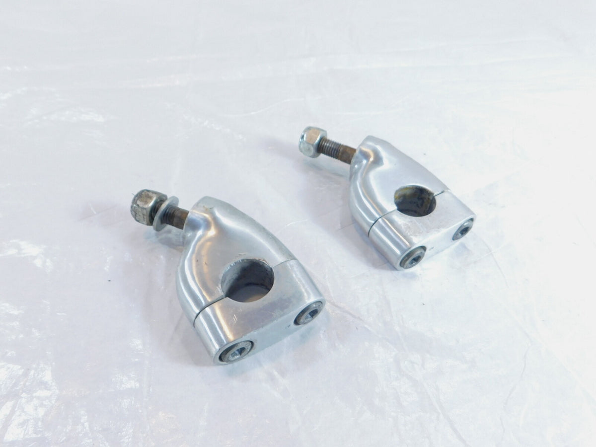 2002 MZ Skorpion Tour MZ660 660 Left/Right Handlebar Riser Mount Bracket Clamps