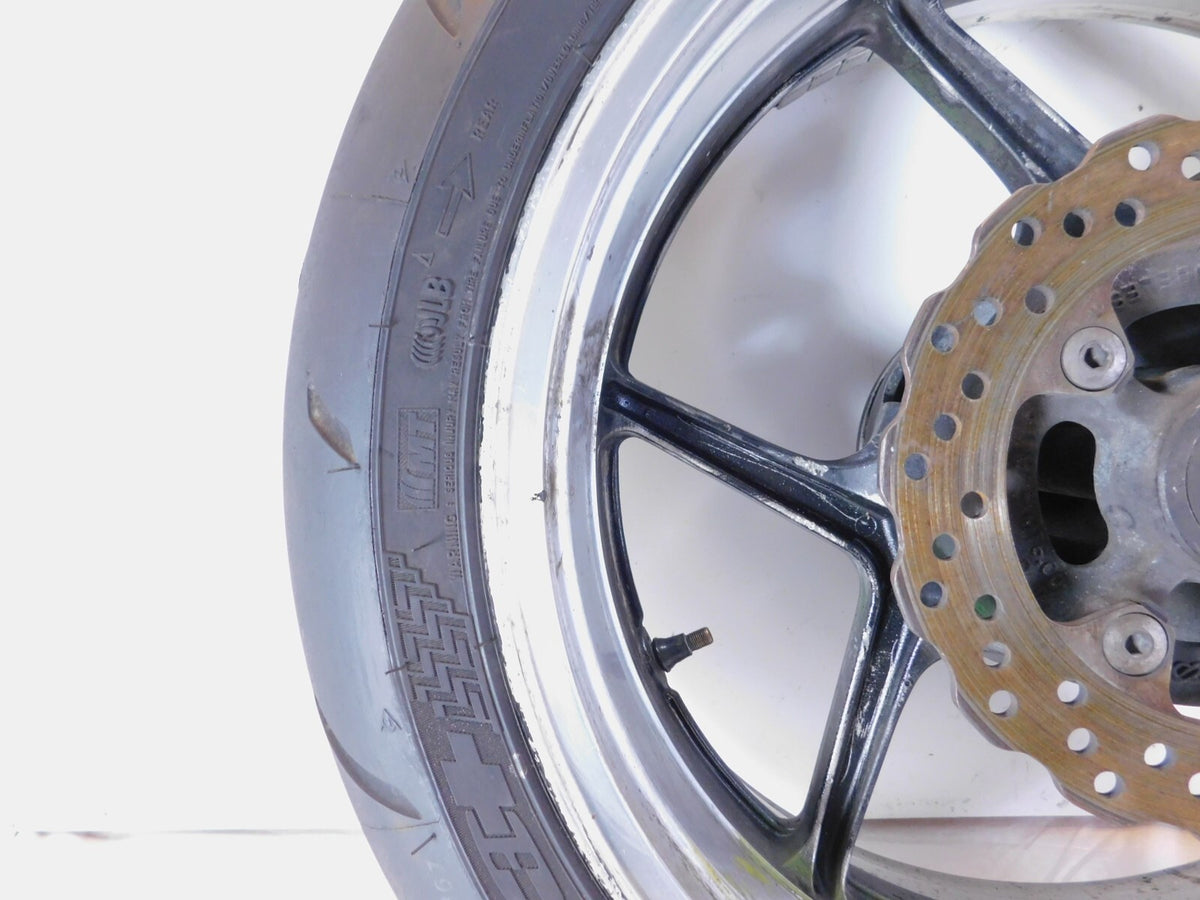 2007 07 Kawasaki Ninja ZX-10R ZX10R ZX1000 Rear Back Wheel Rim Hub & Brake Rotor - C3 Cycle