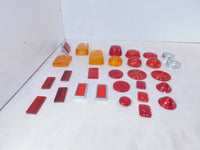 Lot Harley Davidson Motorcycle Boat Trailer Turn Signal Brake Light Lamp Lenses - C3 Cycle