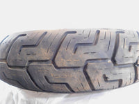 Harley Davidson Dyna Softail & Sportster 883 Cast Rear Wheel Rim & Tire - BENT - C3 Cycle