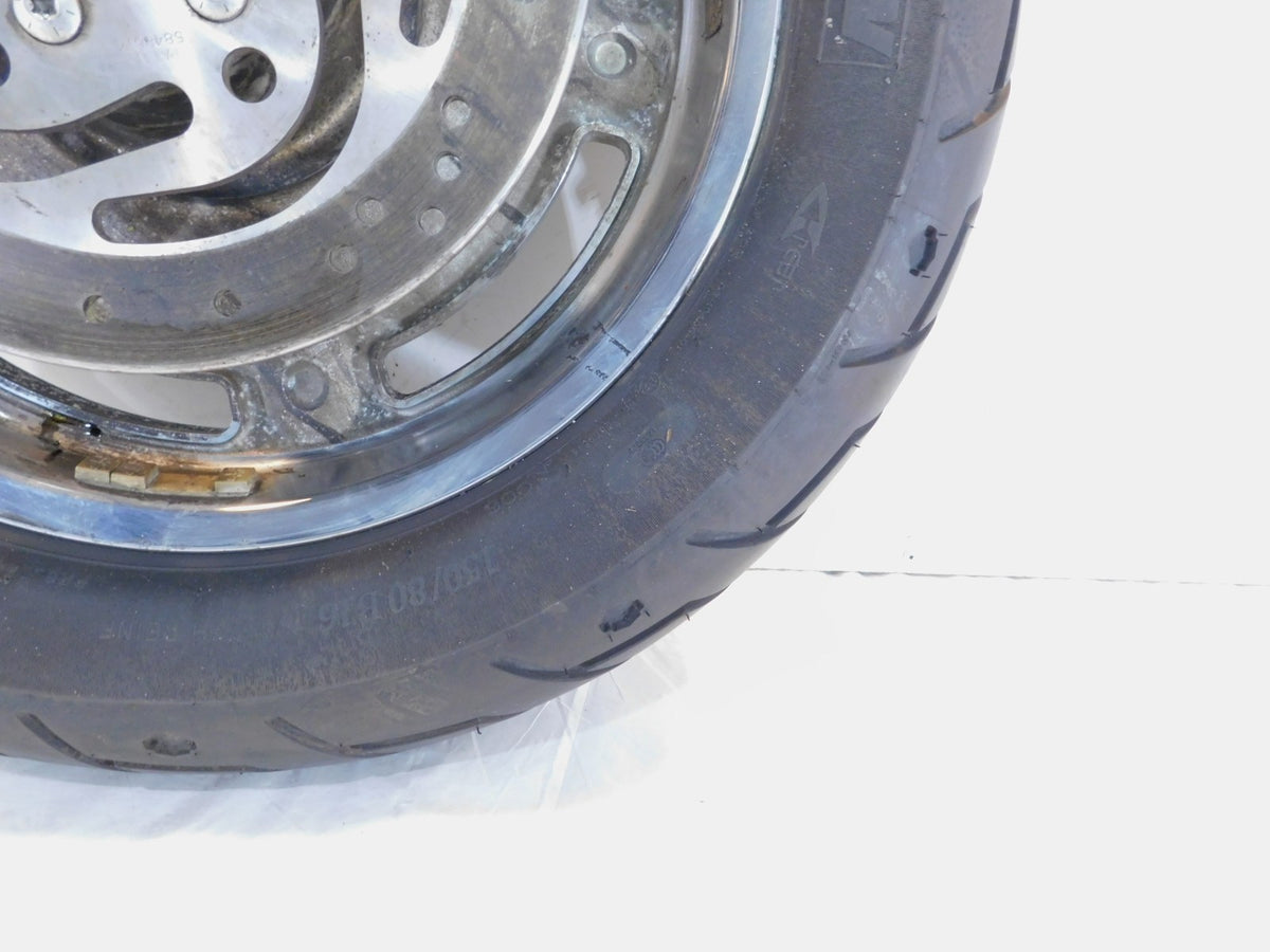 2009 & 2010 Harley Davidson Sportster XL1200C Custom Chrome Cast Rear Wheel - C3 Cycle