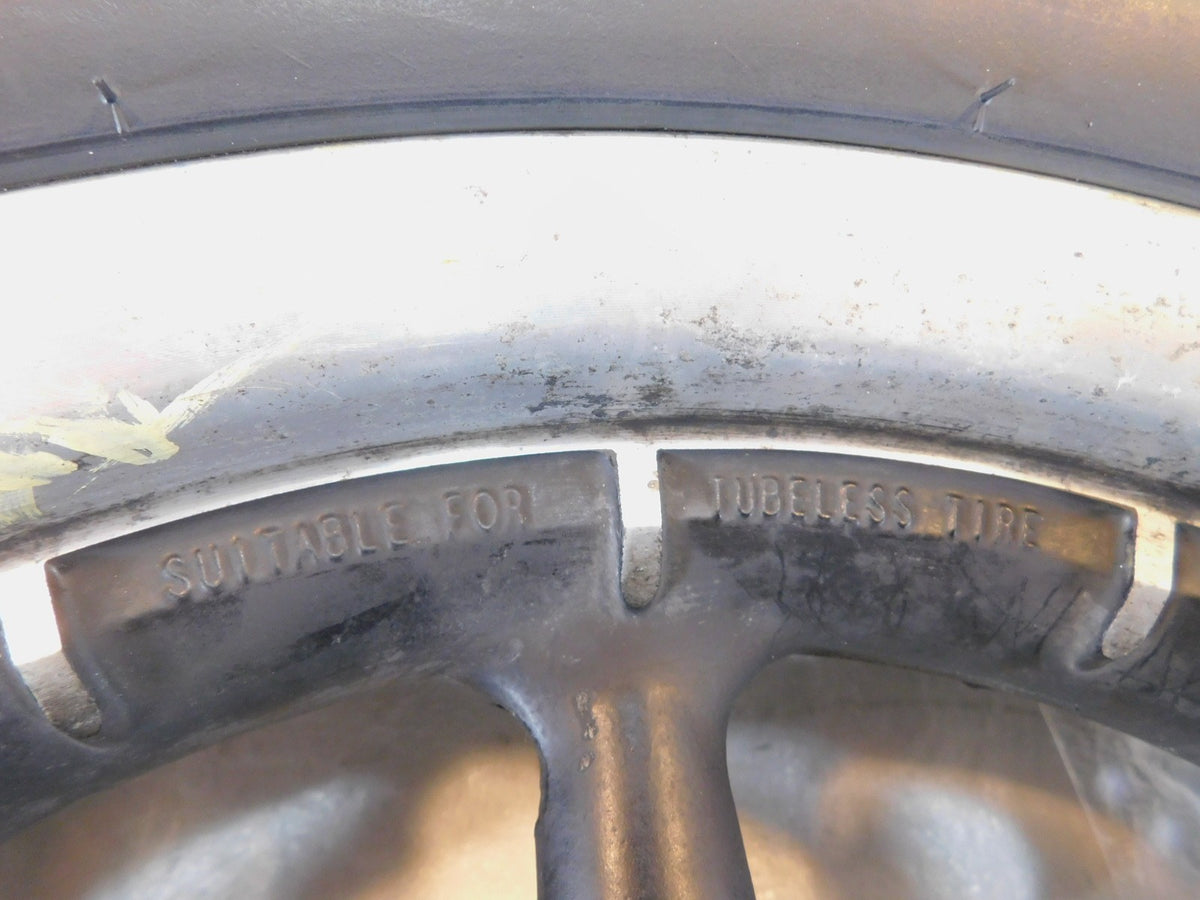 Harley Touring Road Street & Electra Glide Black Mag Cast Rear Wheel Rim & Tire - C3 Cycle
