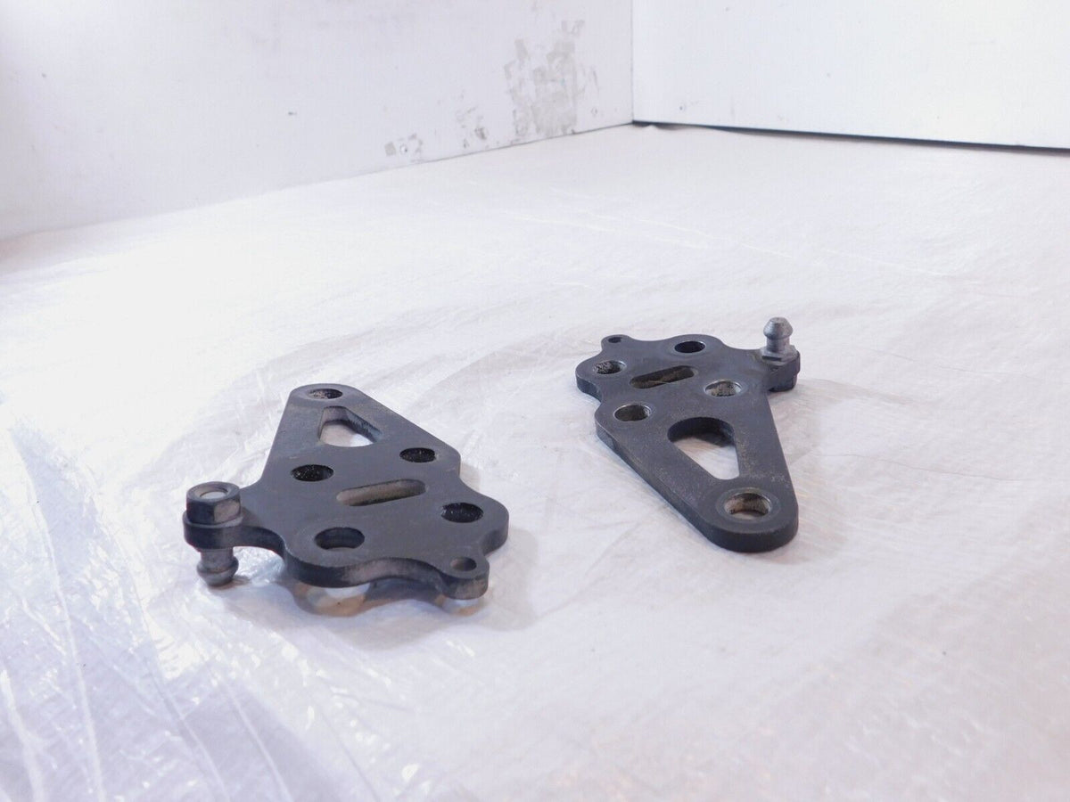 Pair Black 2008-2016 Polaris Victory Vision Engine Motor Mount Rear Brackets - C3 Cycle
