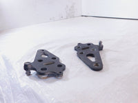 Pair Black 2008-2016 Polaris Victory Vision Engine Motor Mount Rear Brackets - C3 Cycle