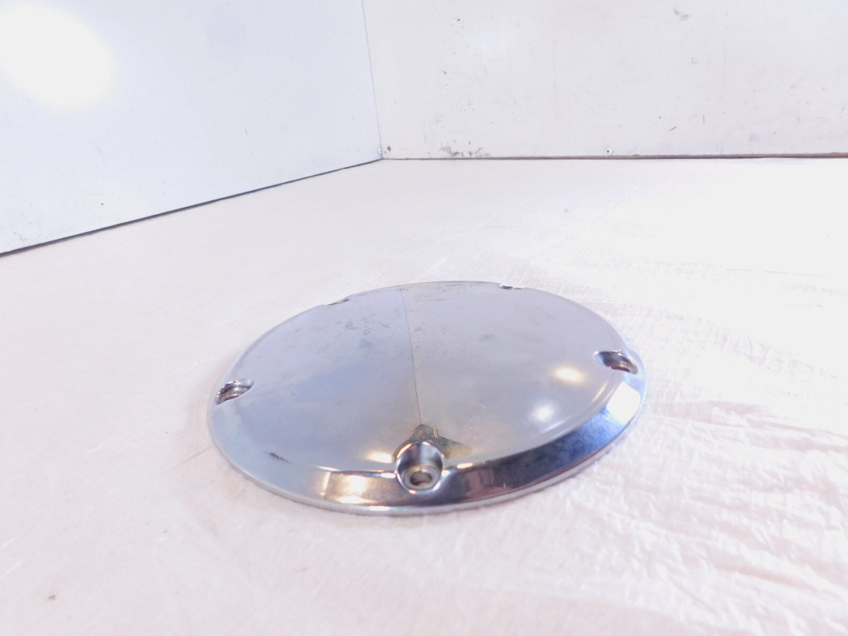 Harley Davidson Twin Cam Softail & Dyna Left Engine Chrome Derby Clutch Cover - C3 Cycle