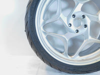 2005-2013 BMW F800ST Silver Cast Rear Wheel Rim & Tire - 36317684724 - C3 Cycle