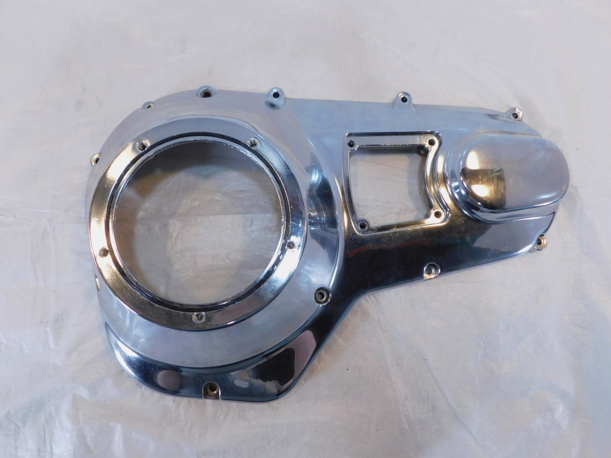 Harley Davidson Road King & Electra Glide Chrome Left Engine Motor Clutch Cover - C3 Cycle