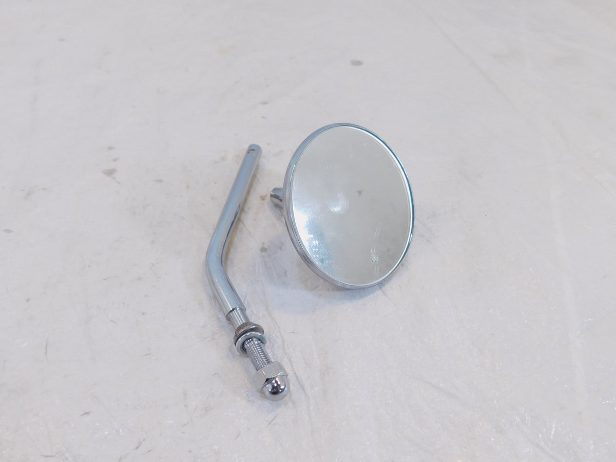 Harley Davidson FXR & Softail & Dyna & Sportster Left Chrome Rear View Mirror - C3 Cycle