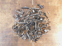 2017 17 Victory Cross Country Engine & Body Nuts Bolts & Brackets Parts Box Lot - C3 Cycle