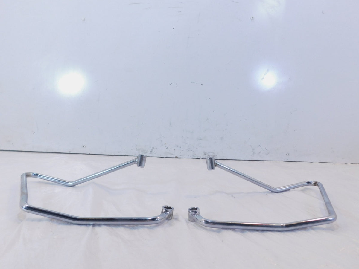 1994-2003 Harley Davidson Sportster 883 1200 Chrome Saddlebag Guard Rail Bars - C3 Cycle