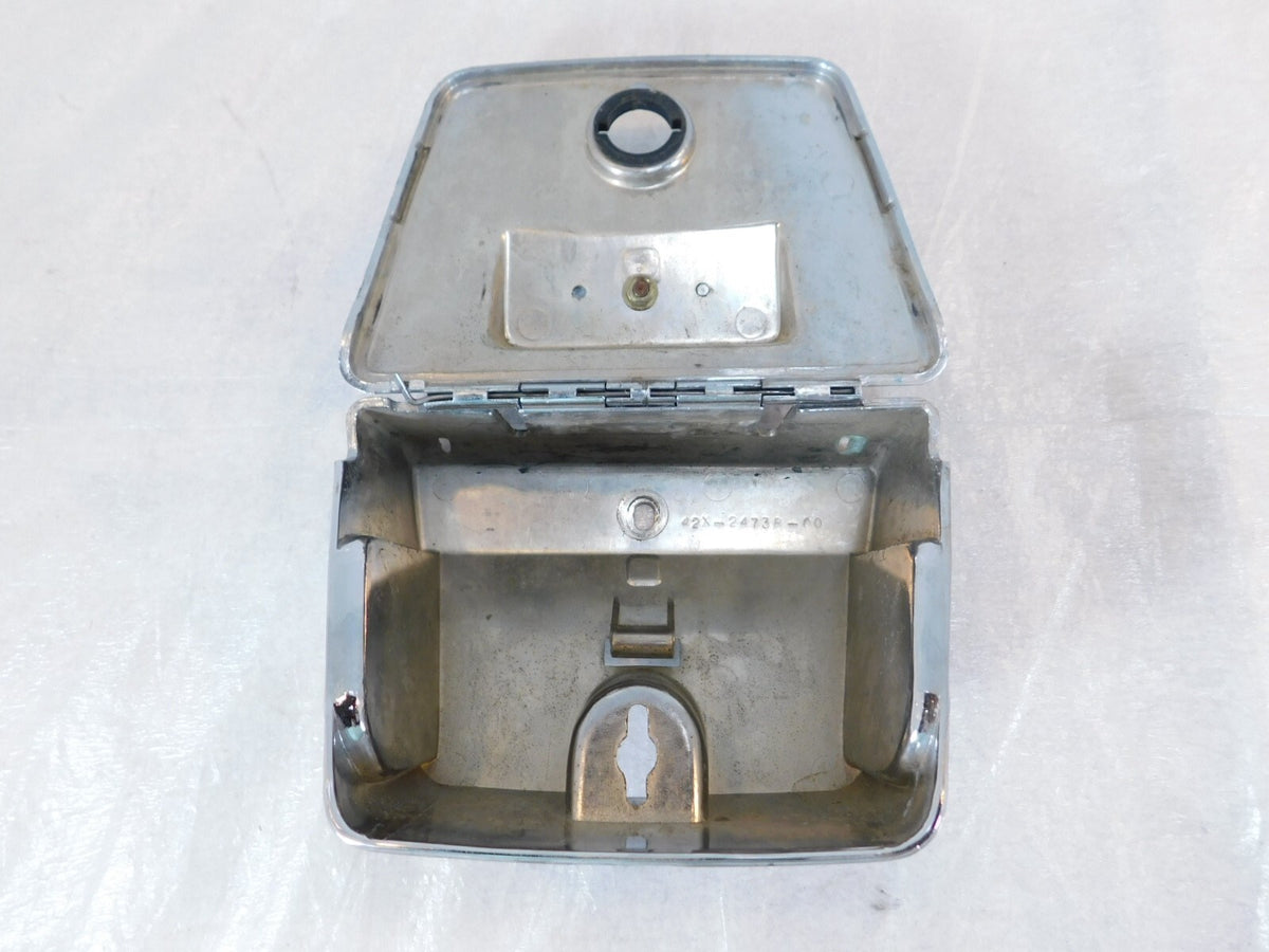84-99 Yamaha Virago 700 750 1000 1100 XV750 Rear Seat Backrest Tool Storage Box