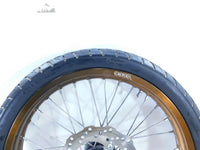 2012 Zero Motorcycle XU Spoked Laced Wire Front Wheel Rim w/ Tire & Brake Rotor - C3 Cycle