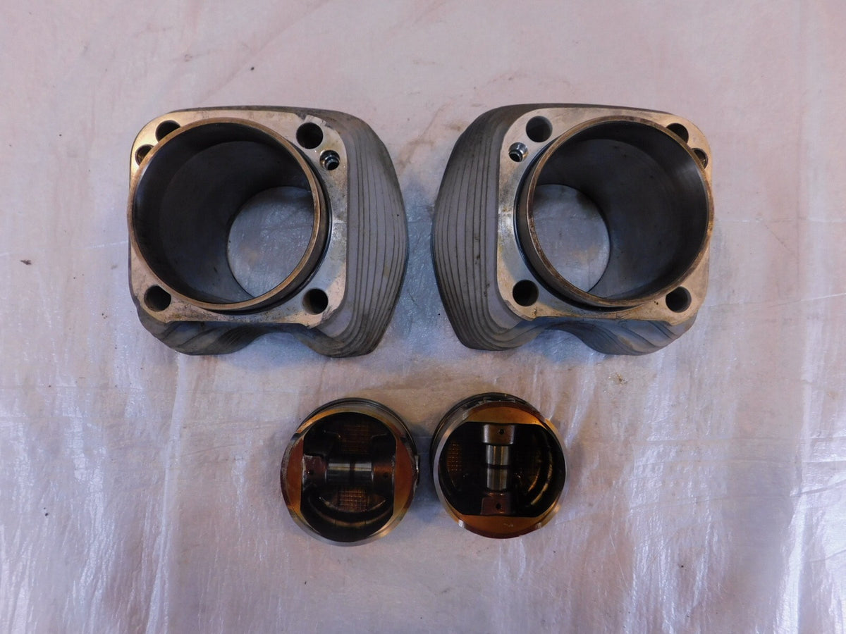 Harley Davidson Twin Cam Touring Dyna & Softail Engine Pistons & Black Cylinders - C3 Cycle
