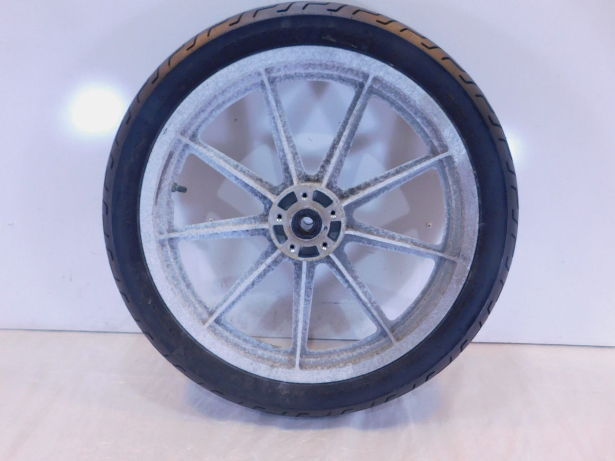 BENT Harley Sportster 883 & FXR Super Glide Dyna 19" Silver Cast Front Wheel Rim - C3 Cycle