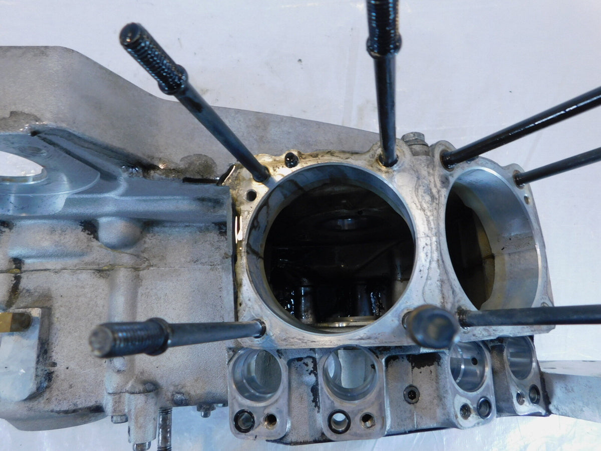 Harley Davidson Sportster 883 & 1200 Silver Crankcase Cases Engine Block - C3 Cycle