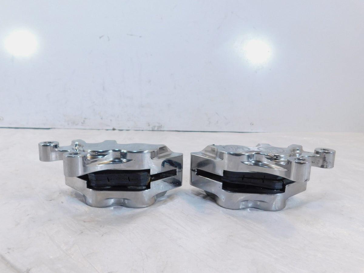 Harley Road King Electra Glide Chrome Peformance Machine Front Brake Calipers - C3 Cycle