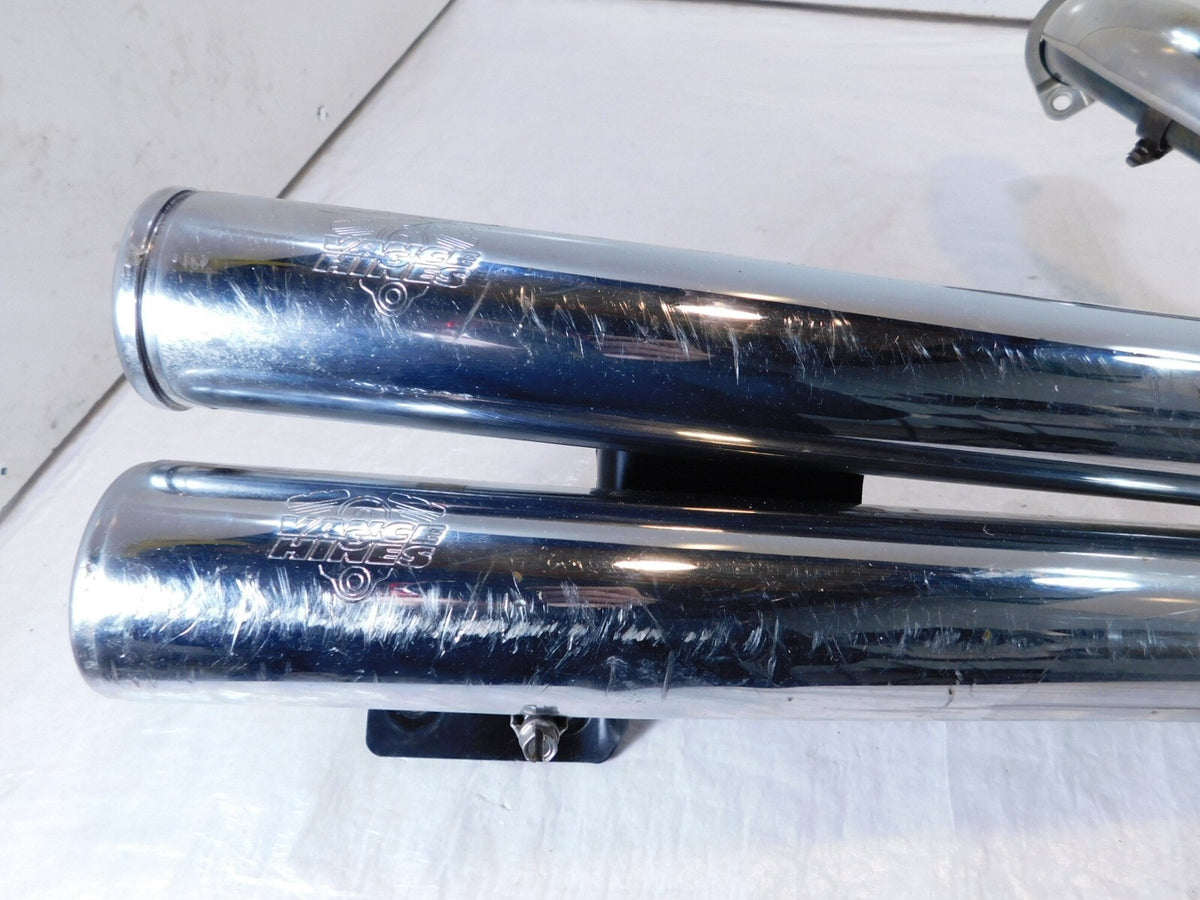 Harley Davidson Softail Vance & Hines Exhaust Pipe System w/ Bracket - DENTED - C3 Cycle